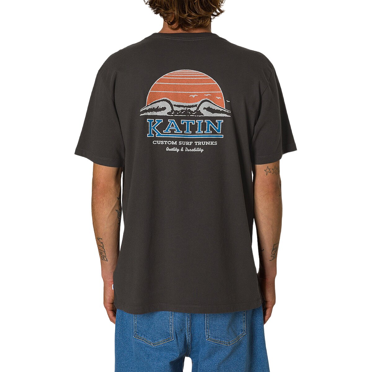 Katin Katin Krui T-Shirt - Men's Black Wash, L