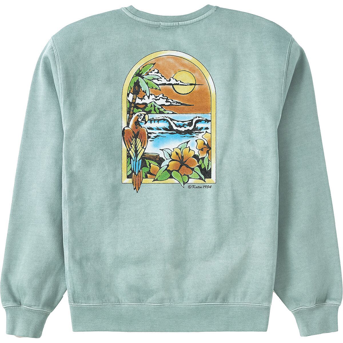 Image of Katin Salvador Crew Sweatshirt - Men's Aloe, M
