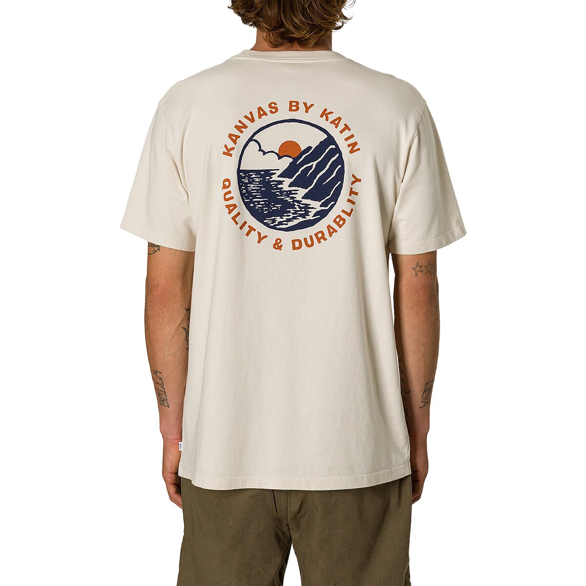 Image of Katin Sur T-Shirt - Men's Vintage White, XL