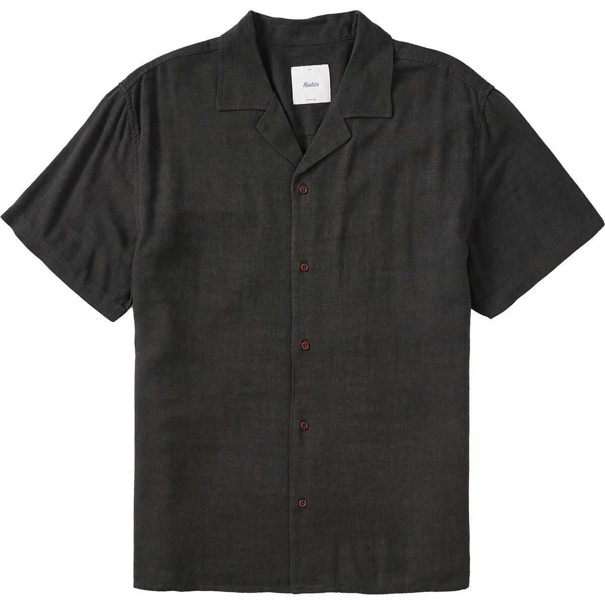 Image of Katin Teller Stripe Shirt - Men's Black Wash, XXL