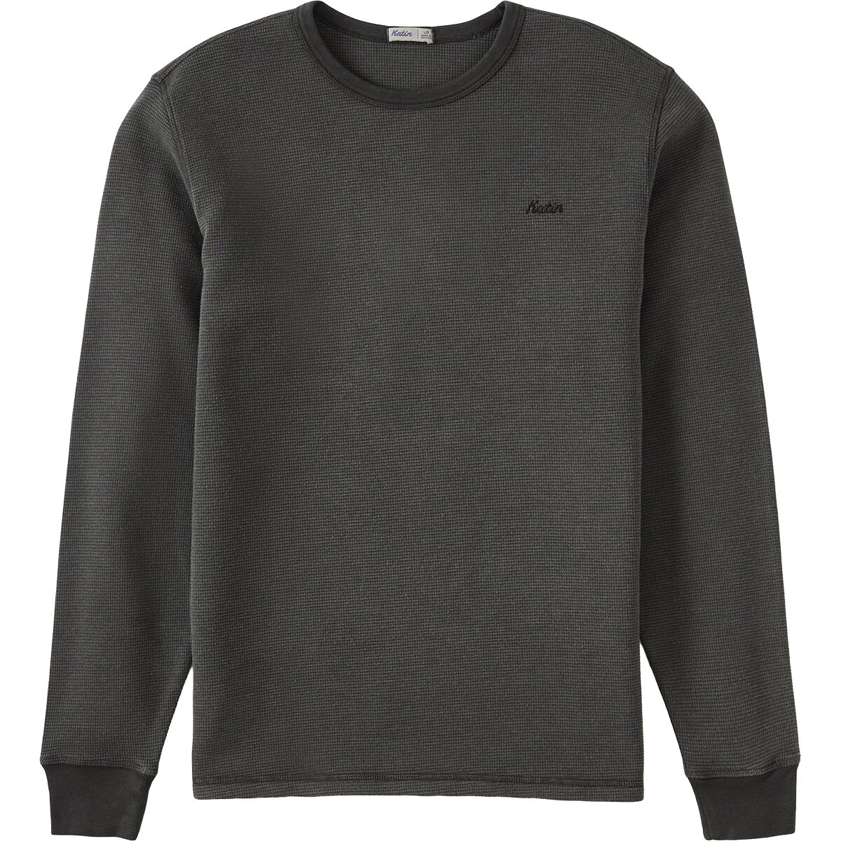 Image of Katin Therman Thermal Shirt - Men's Black Vintage Wash, XL