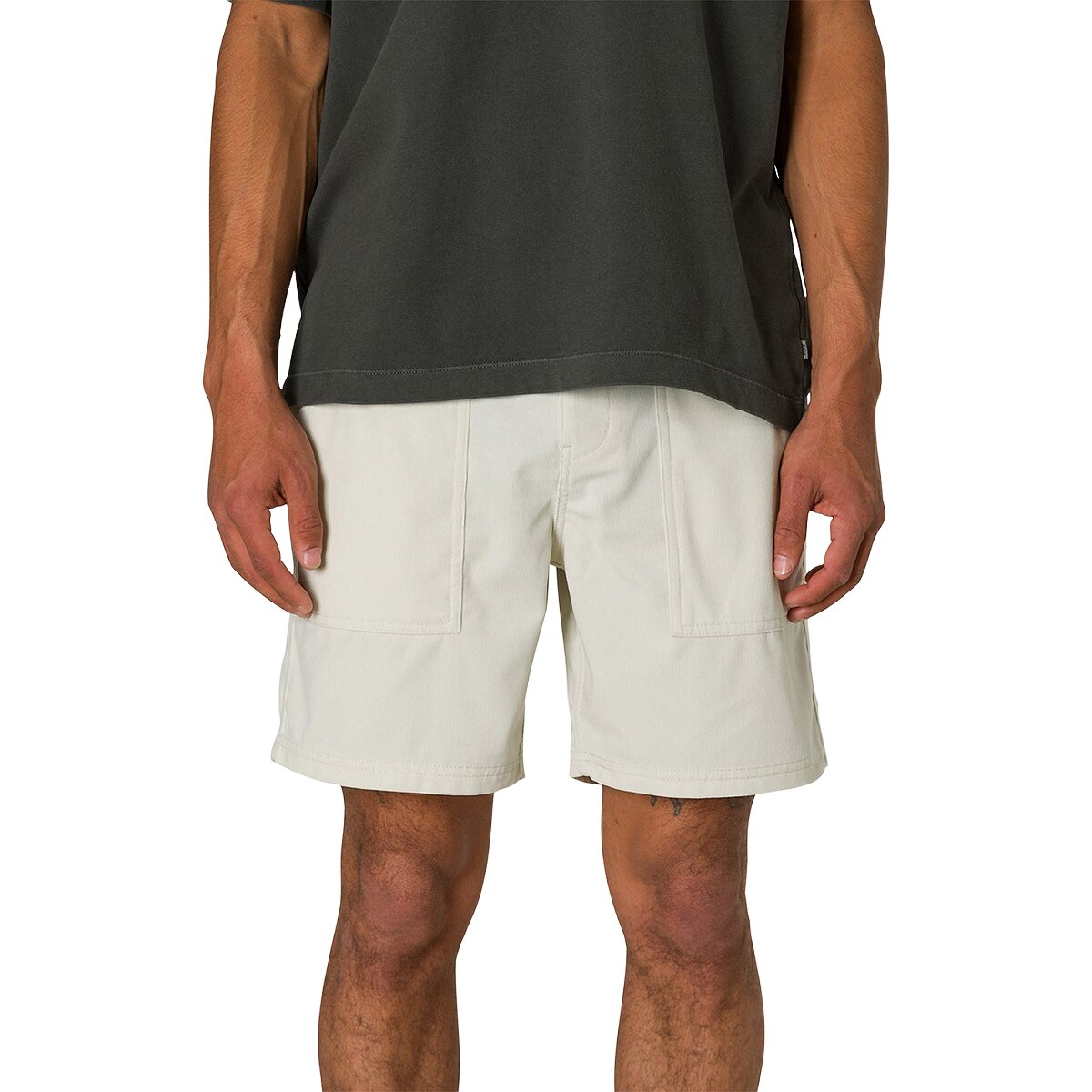 Image of Katin Trails Corduroy Short - Men's Silver Birch, XS