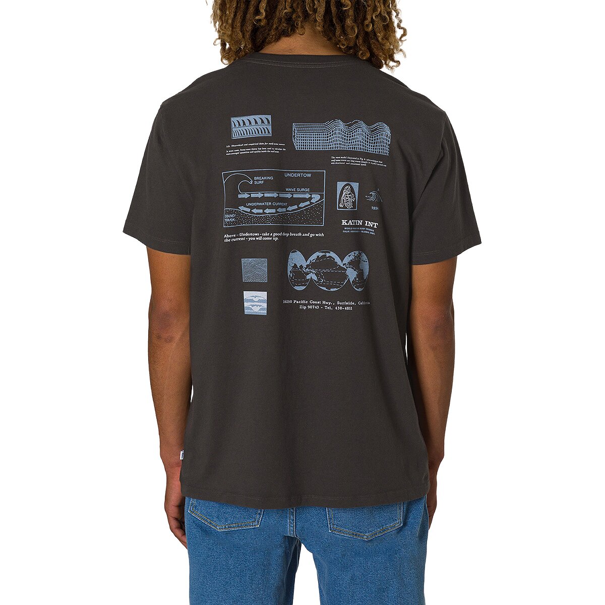 Image of Katin Undercurrent T-Shirt - Men's Black Wash, M