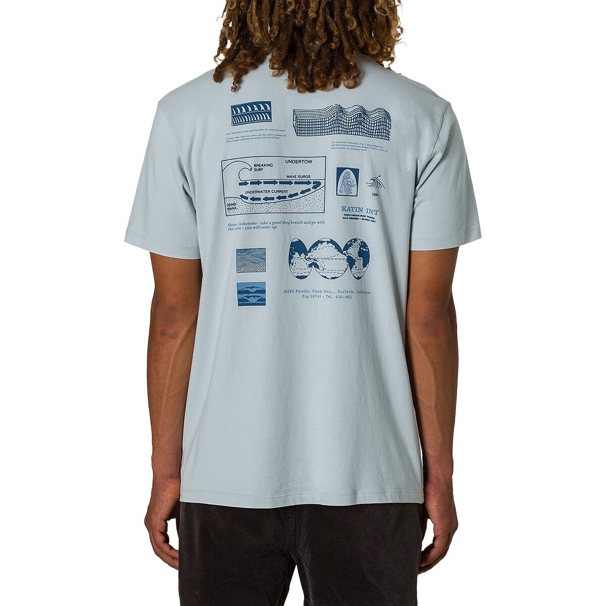 Image of Katin Undercurrent T-Shirt - Men's Light Blue, XXL