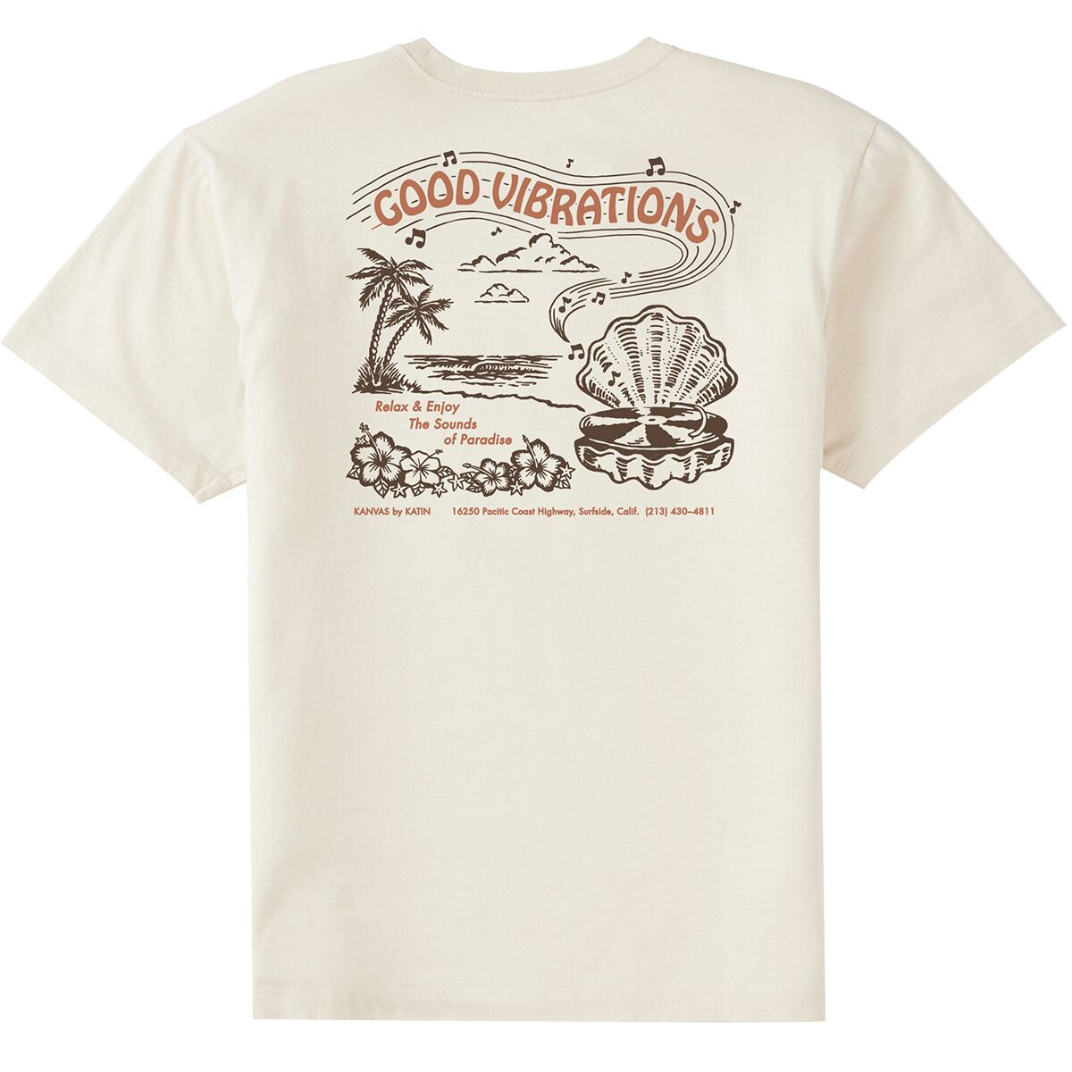 Image of Katin Vibrations T-Shirt - Men's Vintage White, S