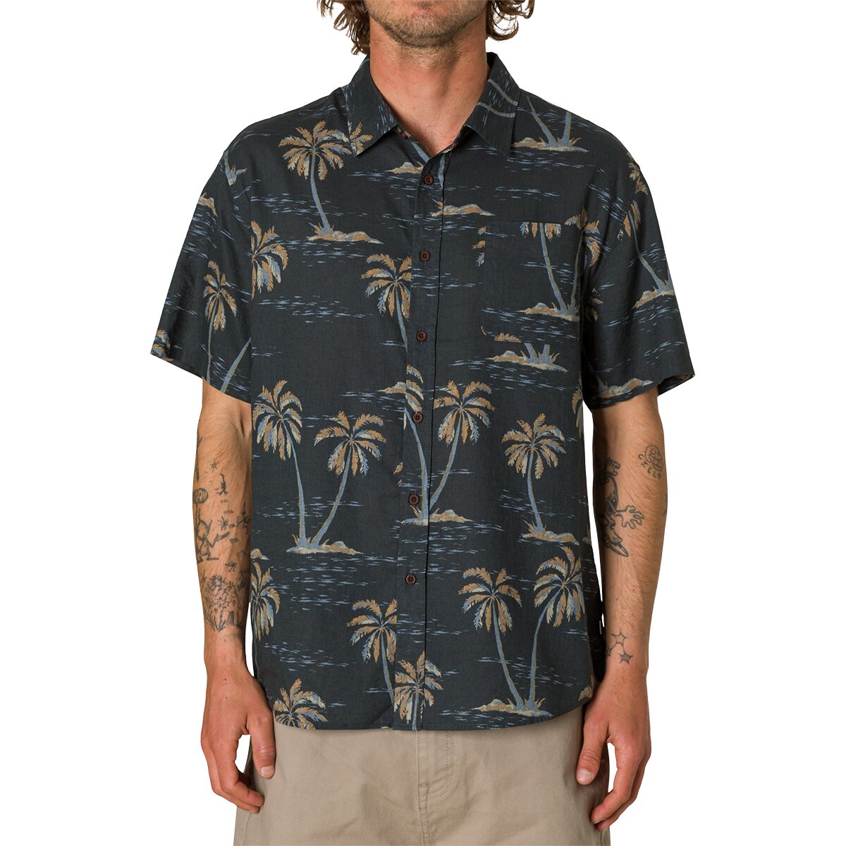 Image of Katin Vincent Shirt - Men's Black Wash, XXL