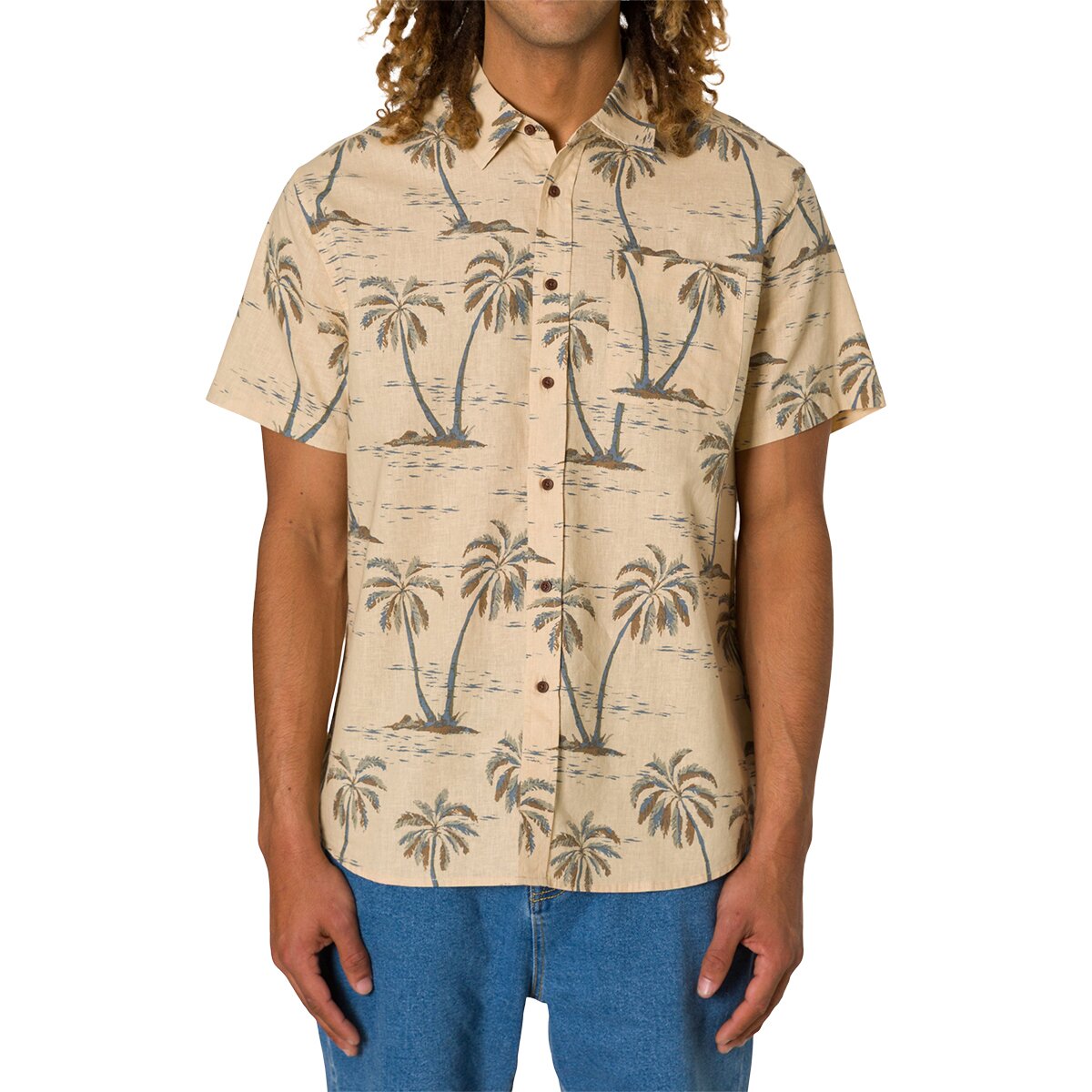Image of Katin Vincent Shirt - Men's Bleached Sand, XXL