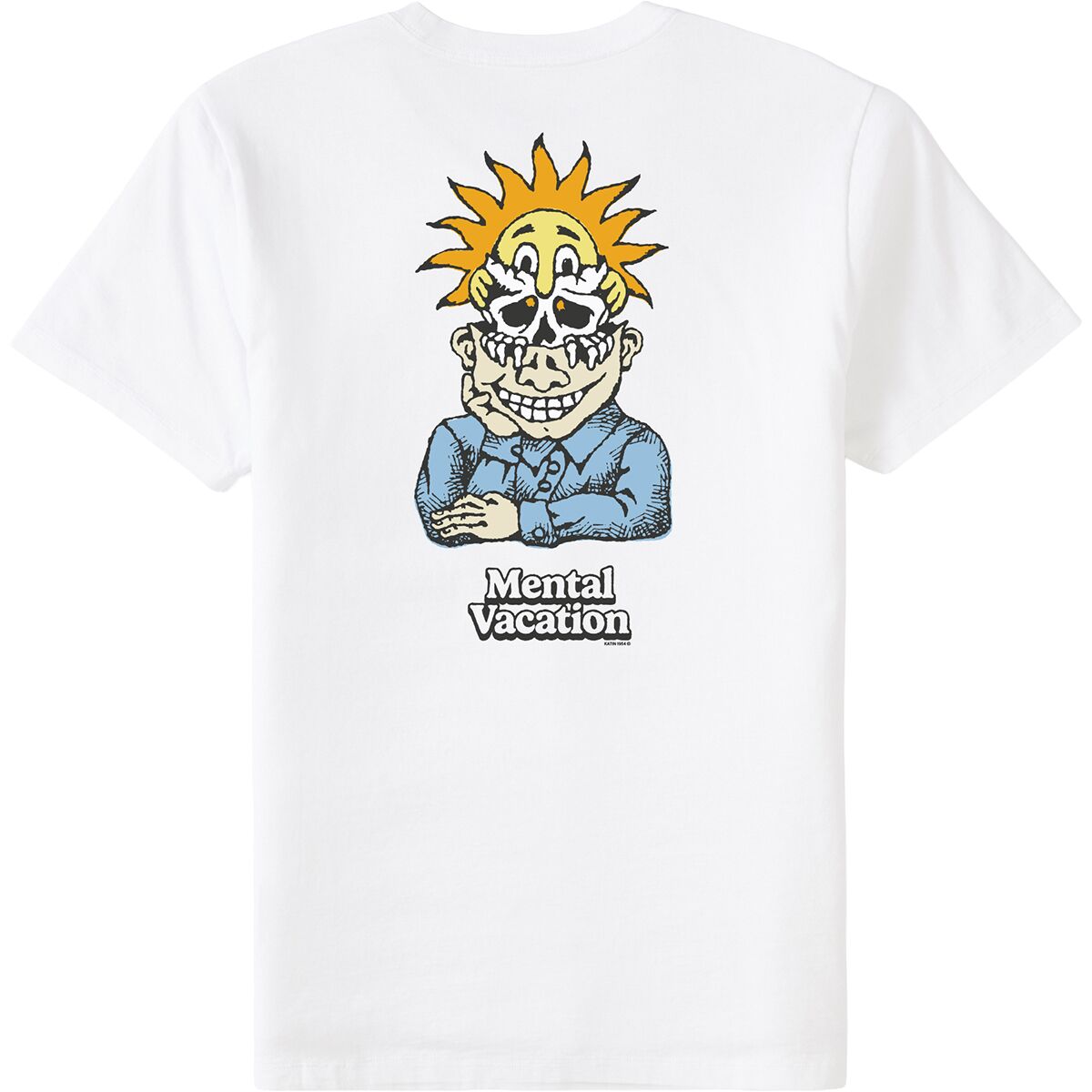 Image of Katin Brain Case T-Shirt - Men's White, S
