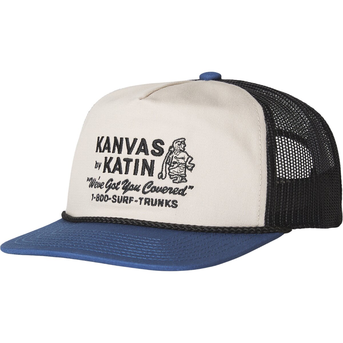 Image of Katin Service Trucker Hat Vintage White/Washed Blue, One Size