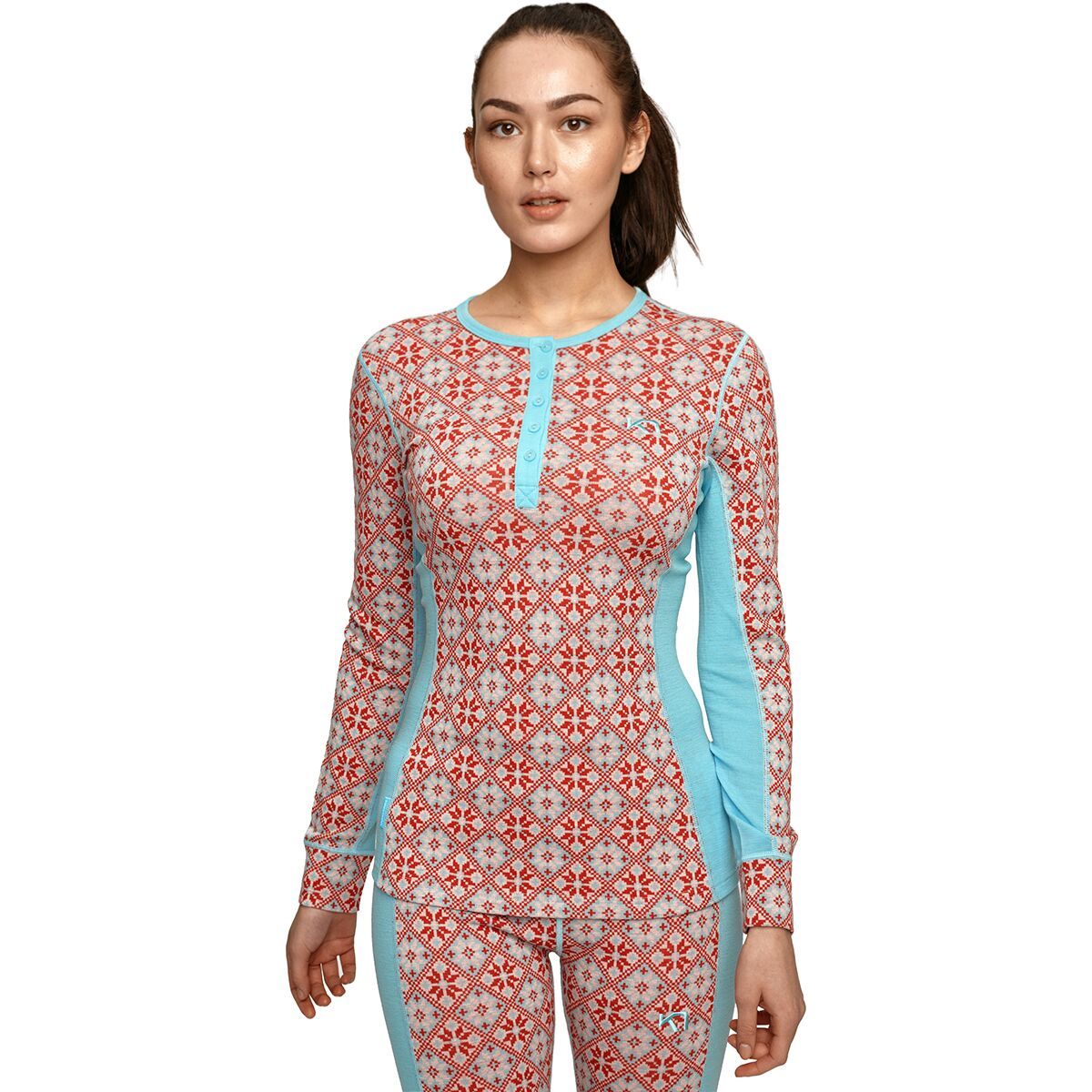 Kari Traa Rose Long-Sleeve Crew Top - Women's Apple, L