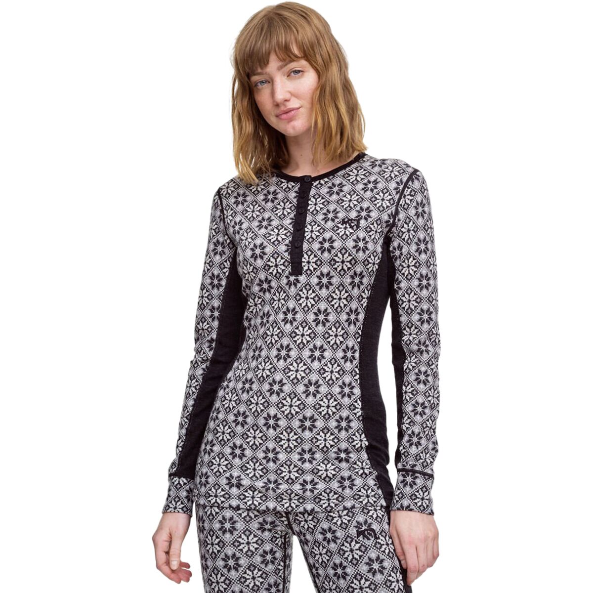 Image of Kari Traa Rose Long-Sleeve Crew Top - Women's Black, XS