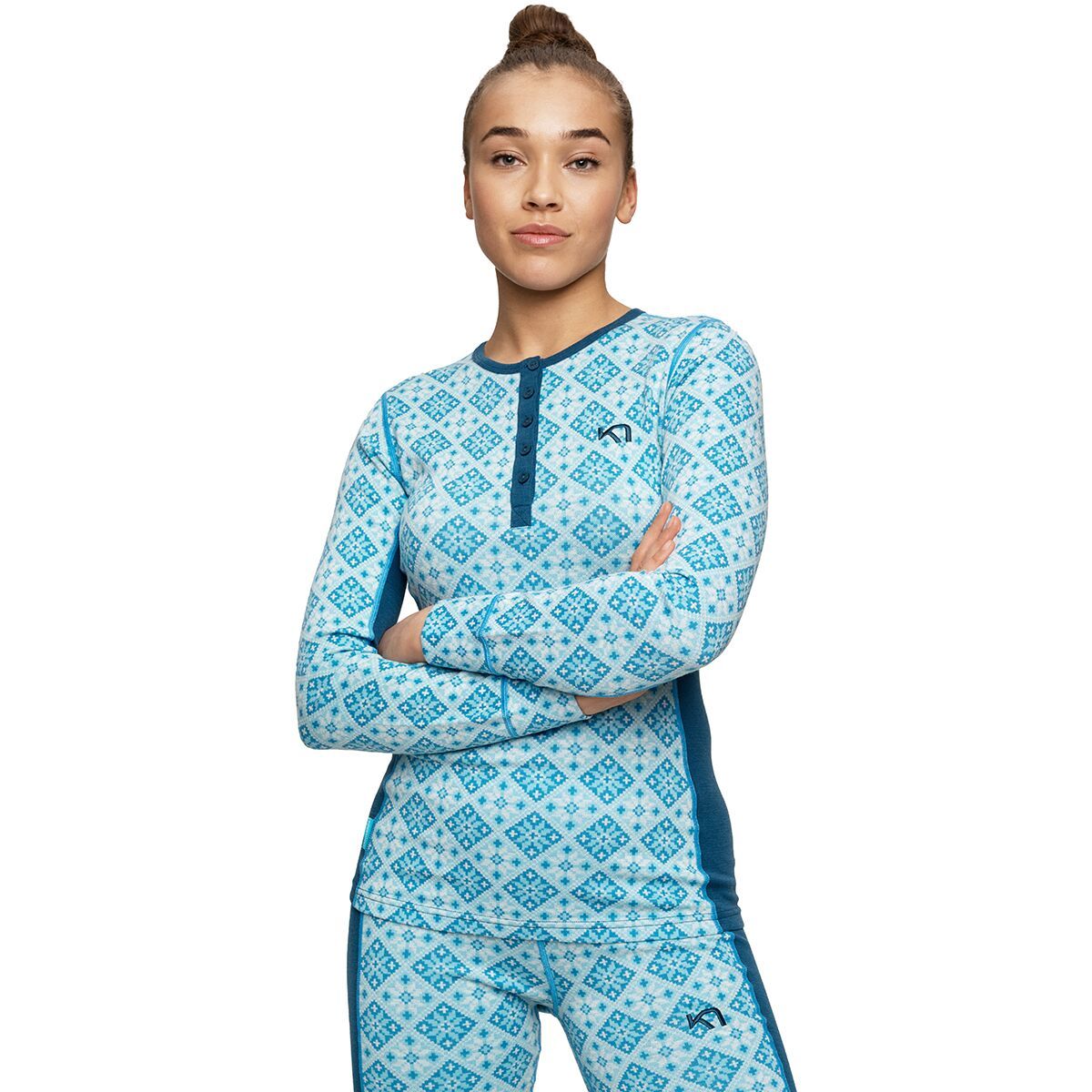 Kari Traa Rose Long-Sleeve Crew Top - Women's Frost, L