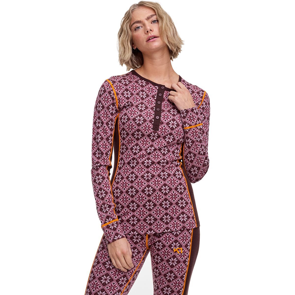 Kari Traa Rose Long-Sleeve Crew Top - Women's Syrup, XS