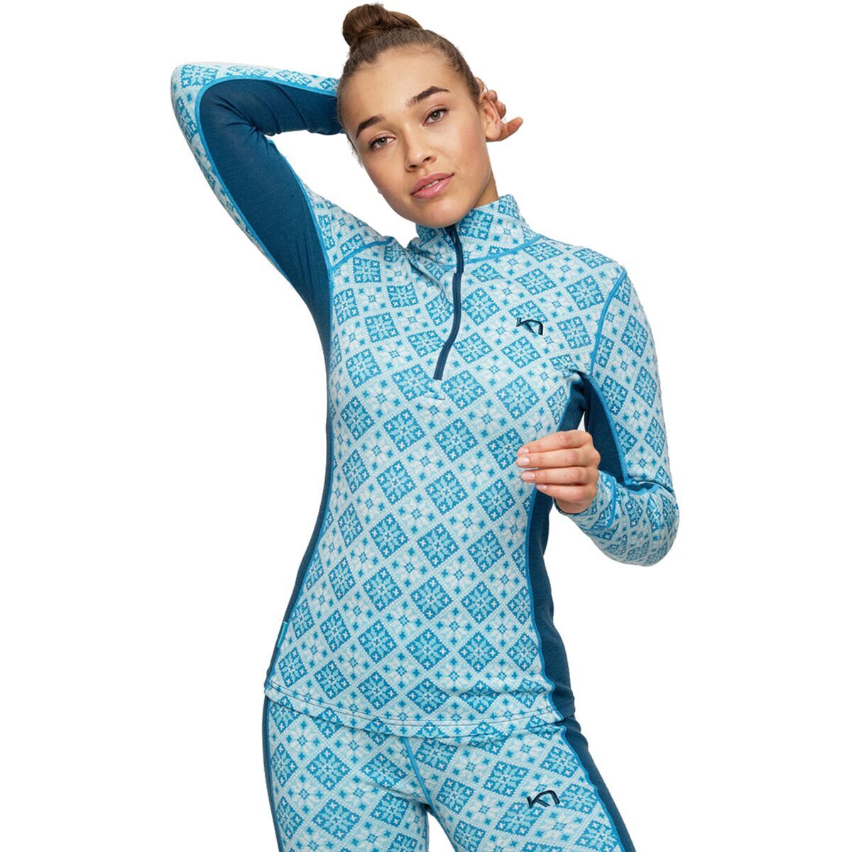 Kari Traa Rose Half-Zip Top - Women's Frost, XL