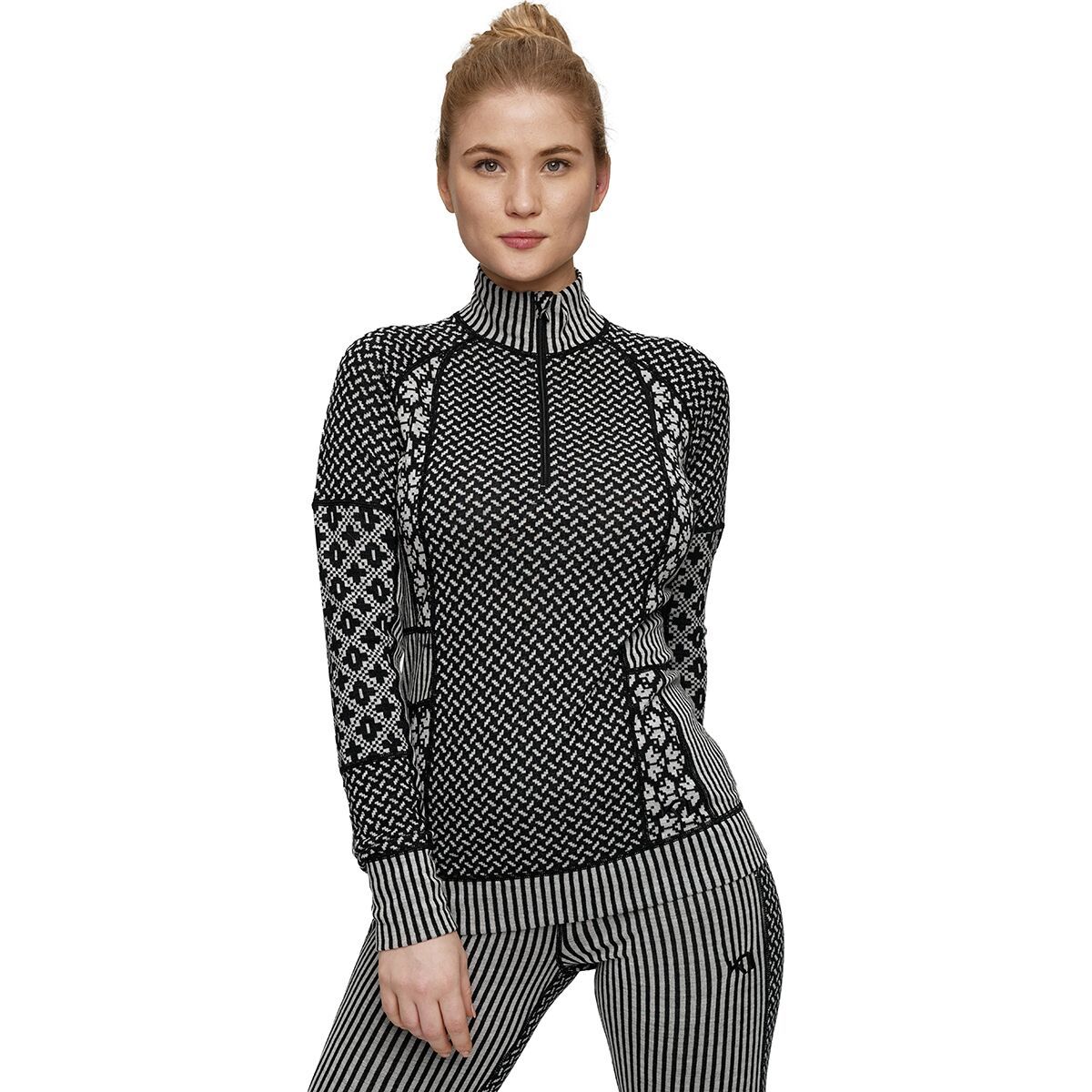 Image of Kari Traa Smekker 1/2-Zip Top - Women's Black, XS