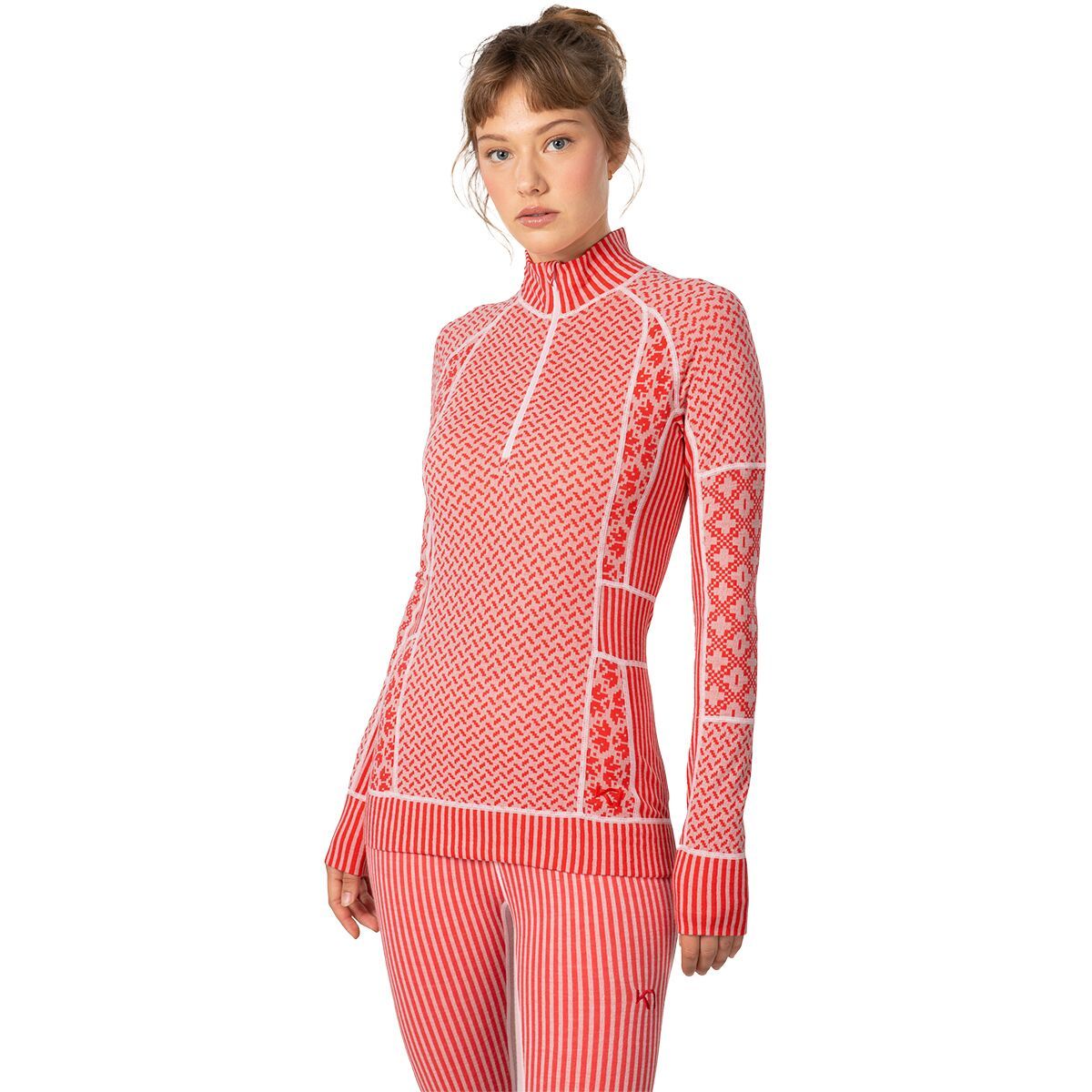 Image of Kari Traa Smekker 1/2-Zip Top - Women's Gum, L