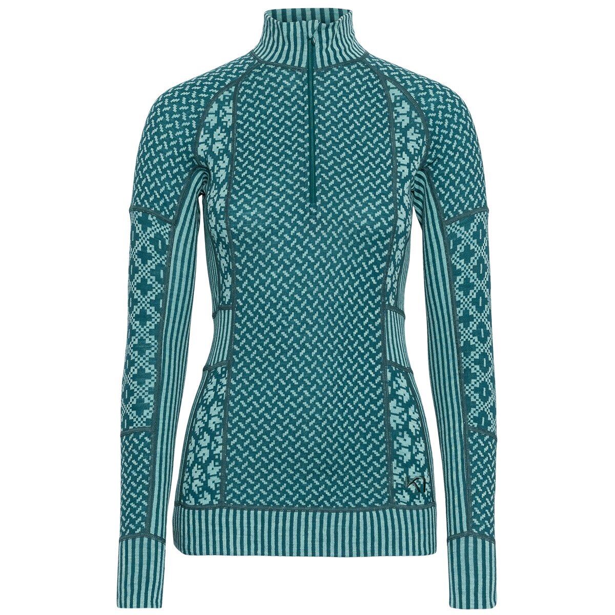 Image of Kari Traa Smekker 1/2-Zip Top - Women's Peacock, M