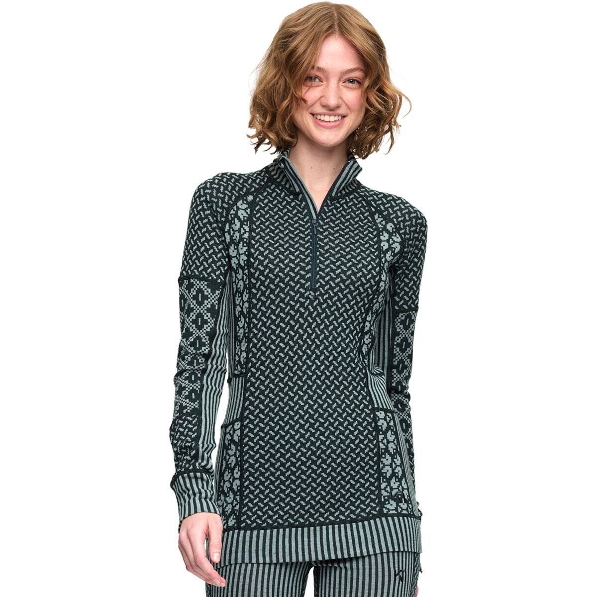 Kari Traa Smekker 1/2-Zip Top - Women's Pine, S