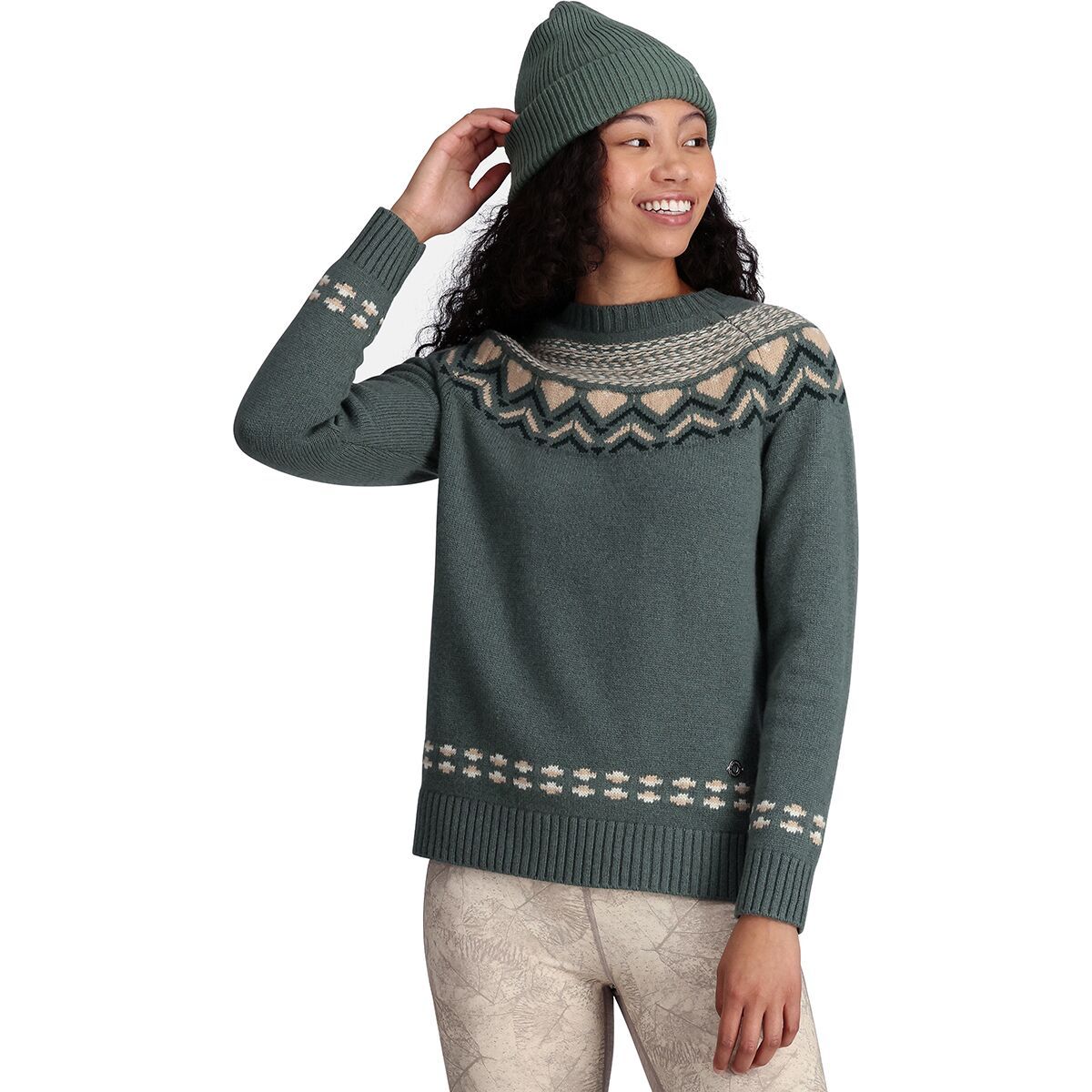 Kari Traa Sundve Long-Sleeve Sweater - Women's Sage, XS