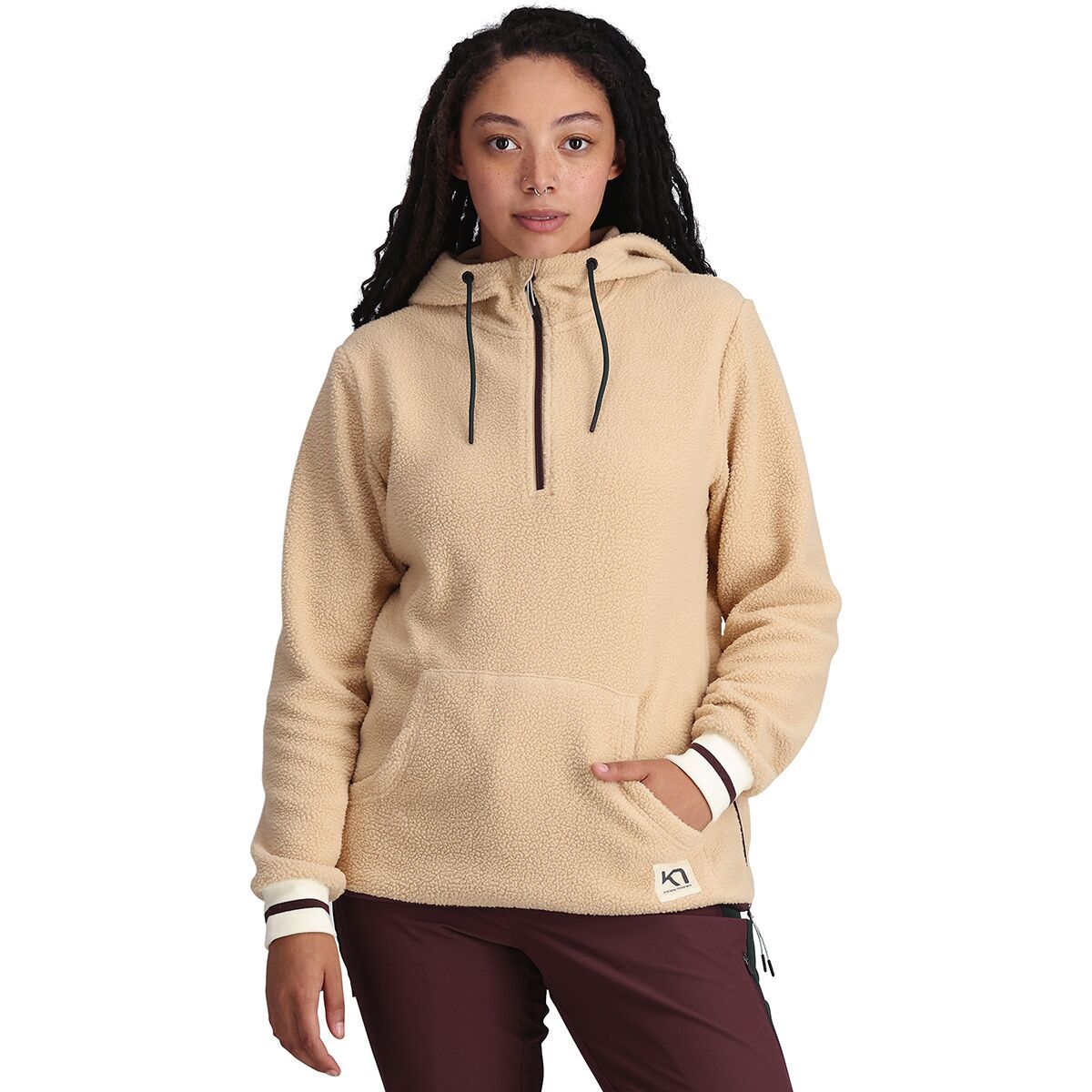Kari Traa Rothe Fleece Hoodie - Women's Oat, XS