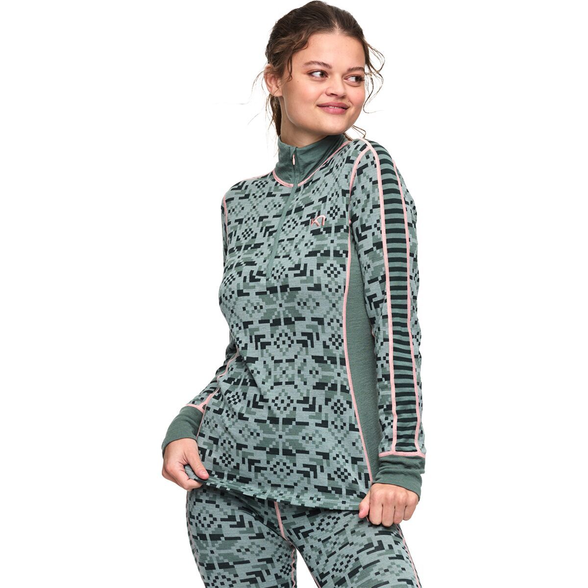 Kari Traa Else 1/2-Zip Baselayer - Women's Murk, XL