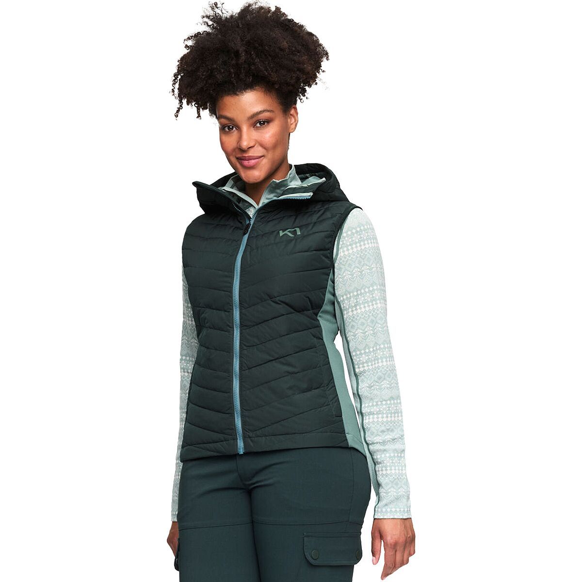 Kari Traa Eva Down Vest - Women's Pine, XS