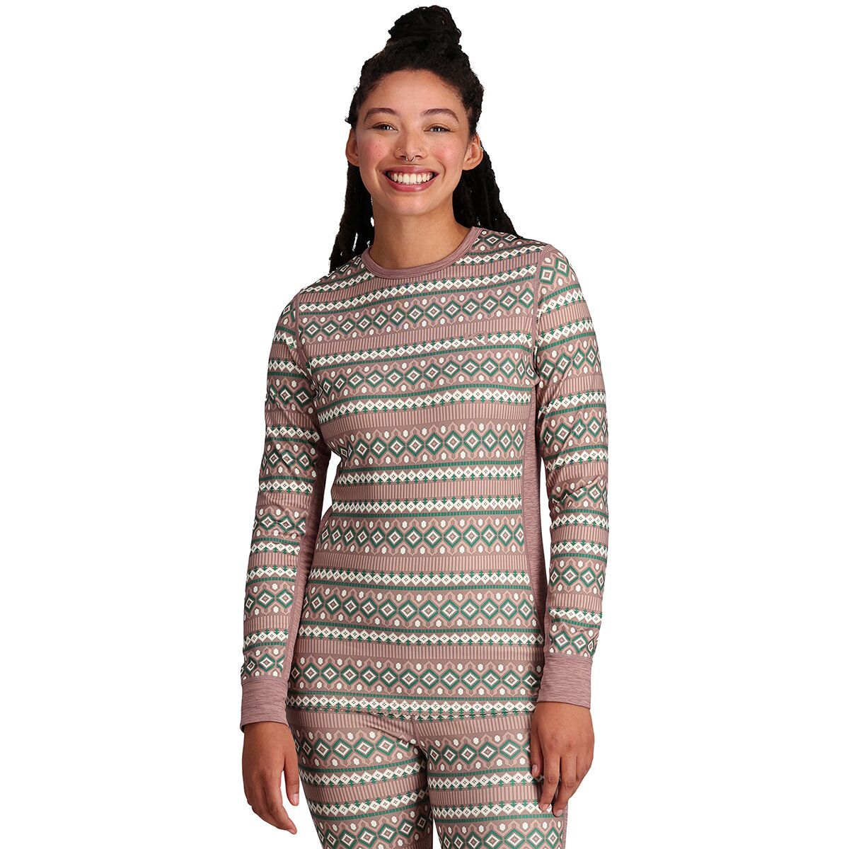 Kari Traa Lune Long-Sleeve Top - Women's Taupe, XL