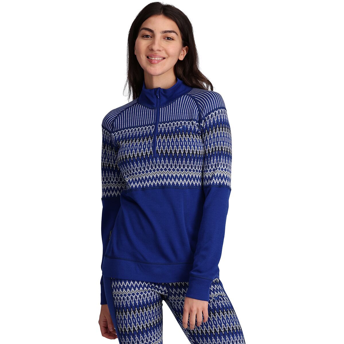 Kari Traa Silja Half-Zip Top - Women's Azure, L