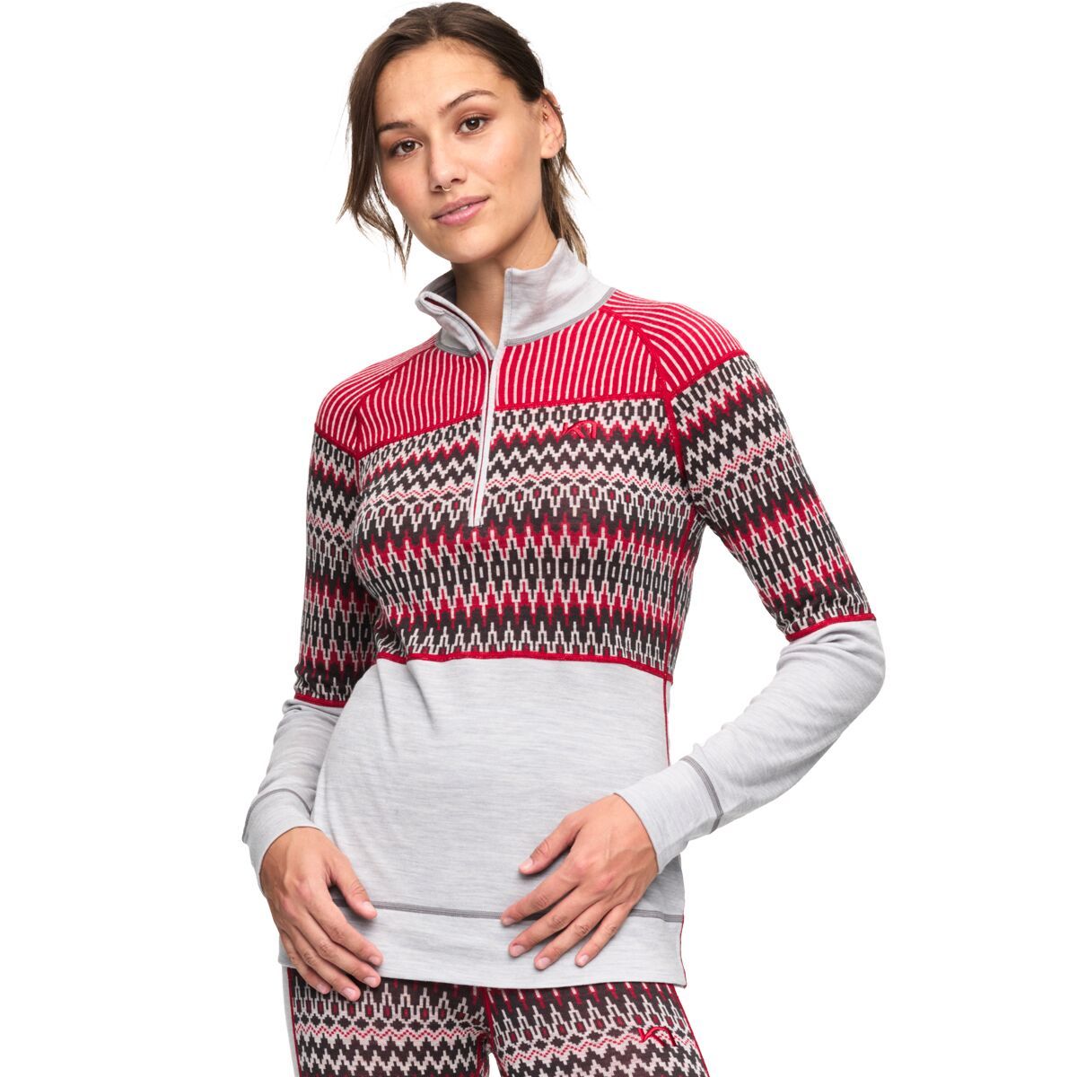 Kari Traa Silja Half-Zip Top - Women's Greym, XS