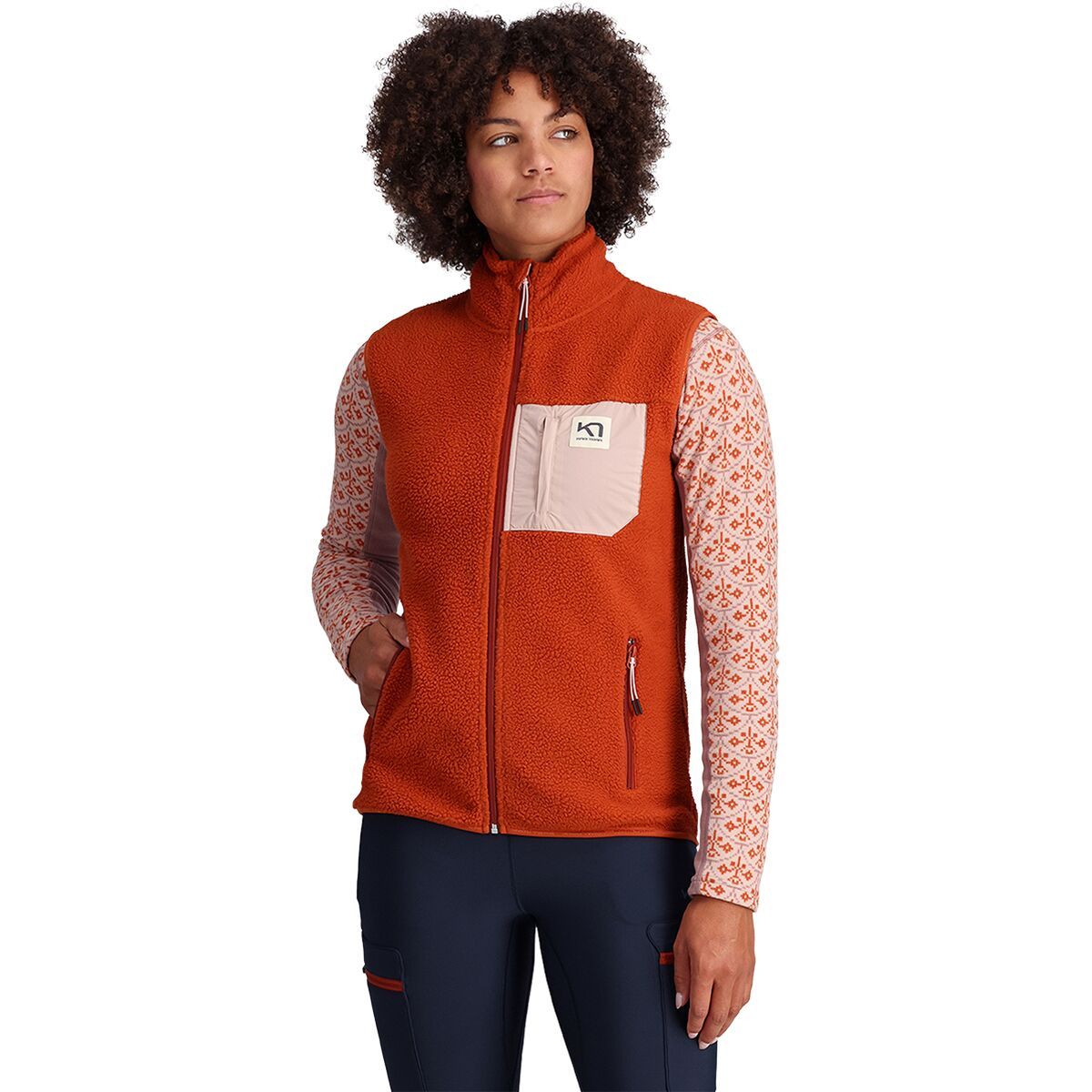 Kari Traa Rothe Fleece Vest - Women's Maple, XL
