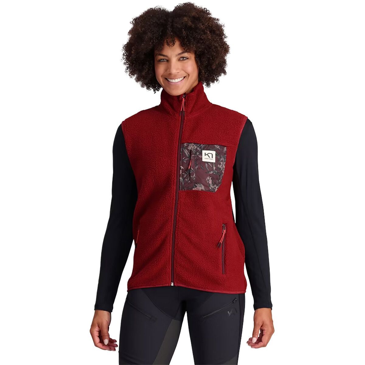 Image of Kari Traa Rothe Fleece Vest - Women's Rouge, L