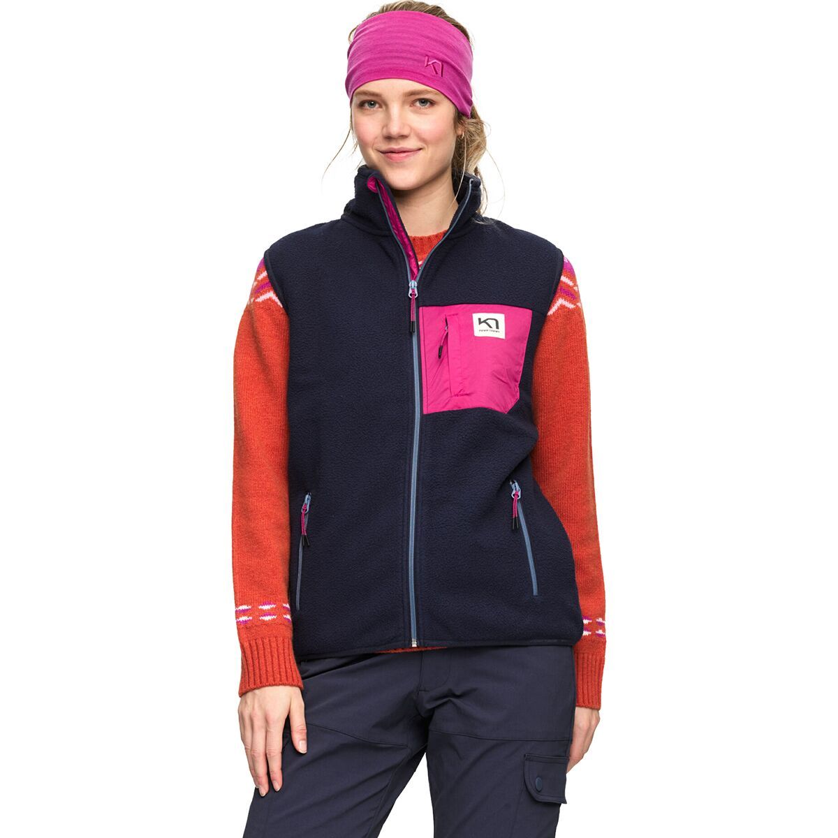 Kari Traa Rothe Fleece Vest - Women's Royal, XS