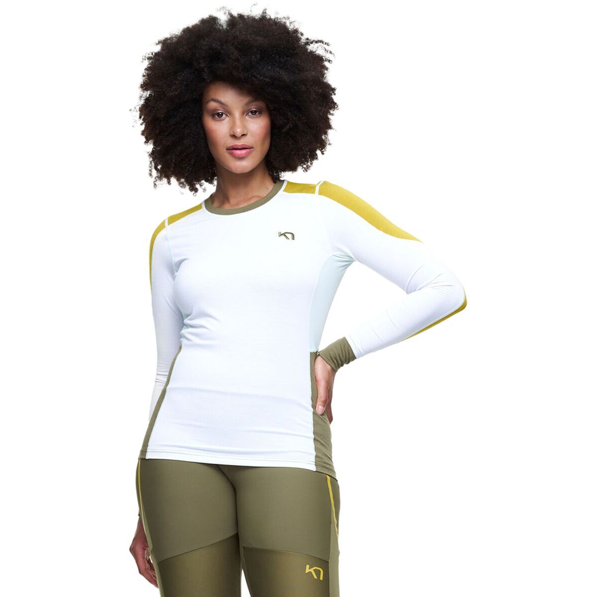 Kari Traa Sanne Hiking Long-Sleeve Top - Women's Bwhite, XL