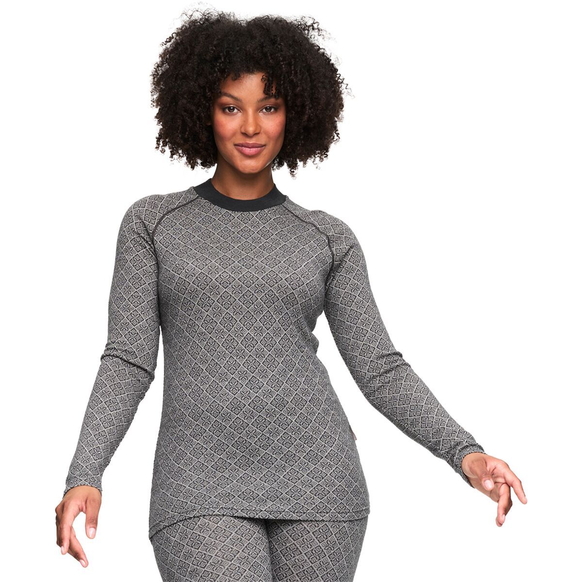 Kari Traa Voss Cashmere Mix Long-Sleeve Top - Women's Dgrey, XL