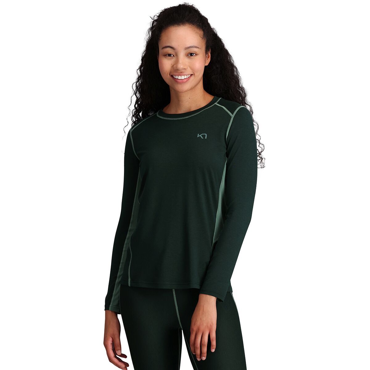 Image of Kari Traa Sval Long- Sleeve - Women's Pine, XS
