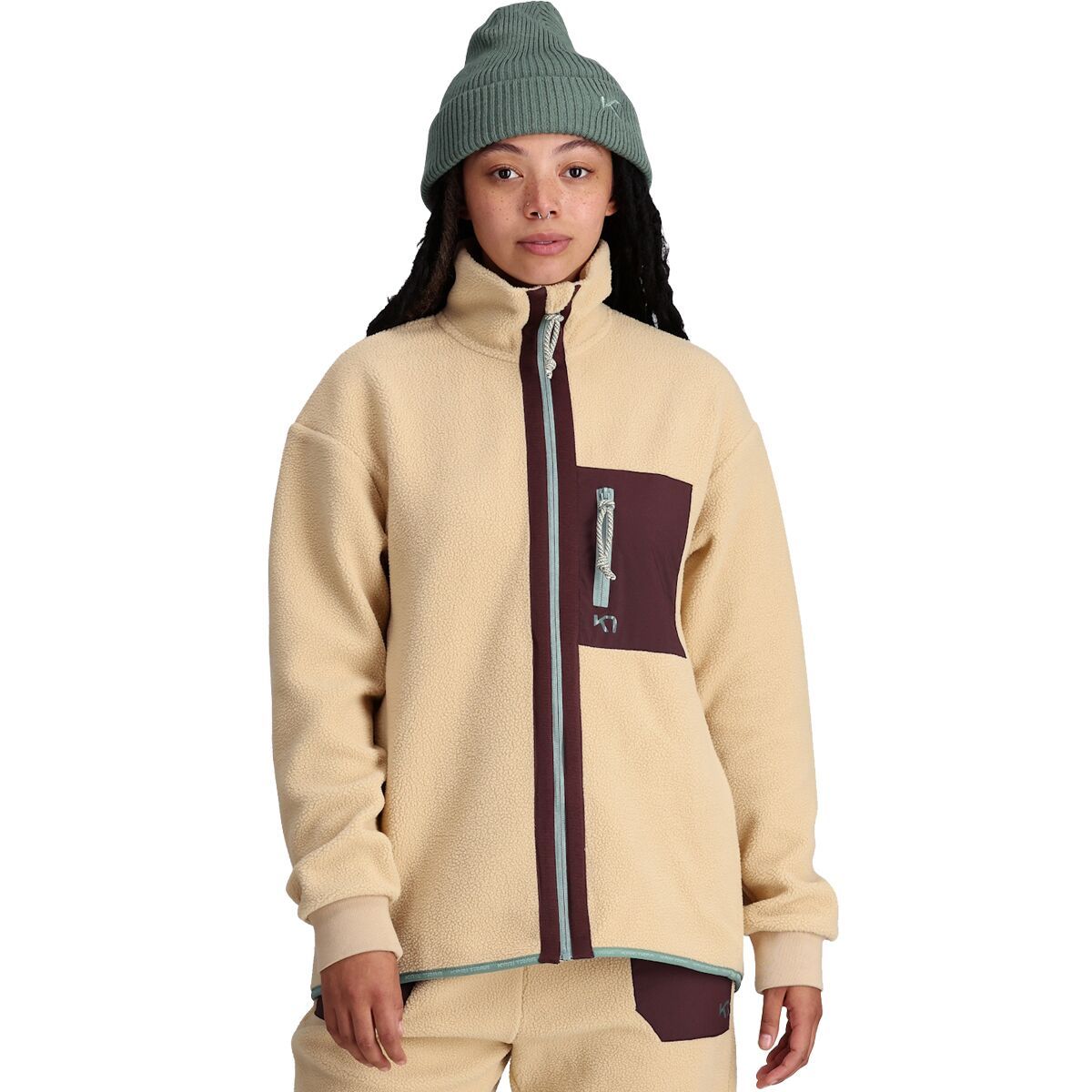 Image of Kari Traa Ane Pile Jacket - Women's Oat, L