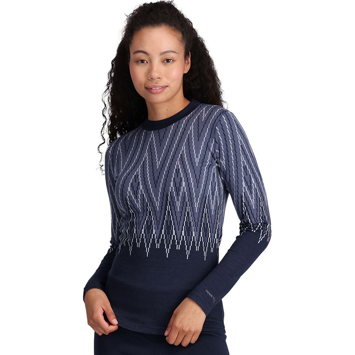 Kari Traa Juliane Wool Long-Sleeve Top - Women's Royal, M