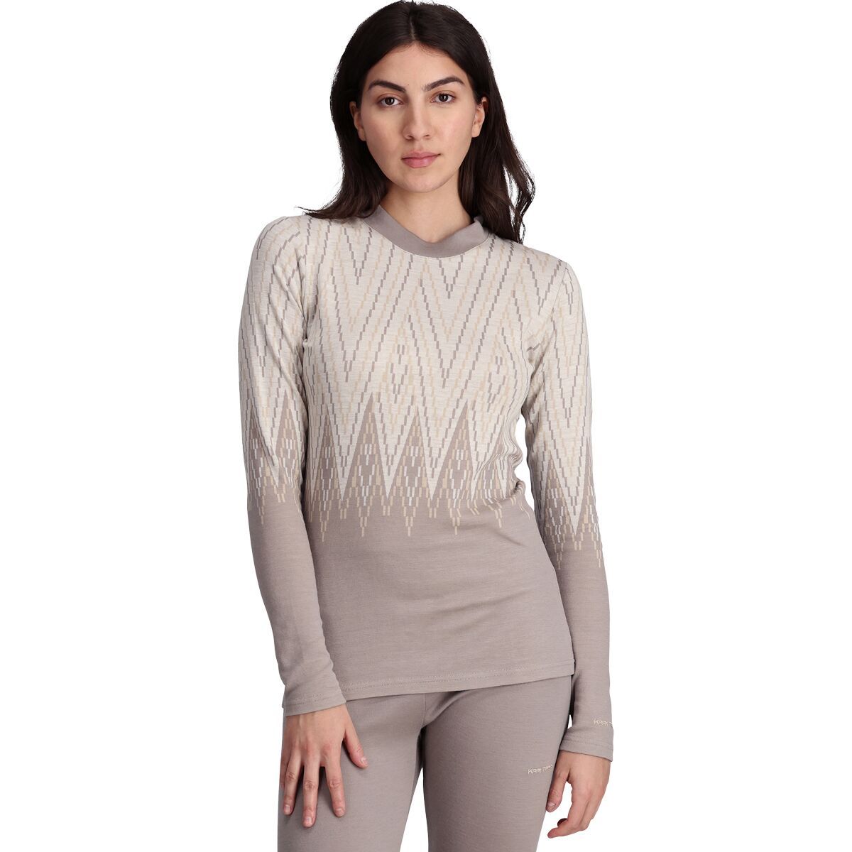 Kari Traa Juliane Wool Long-Sleeve Top - Women's Wgrey, XL