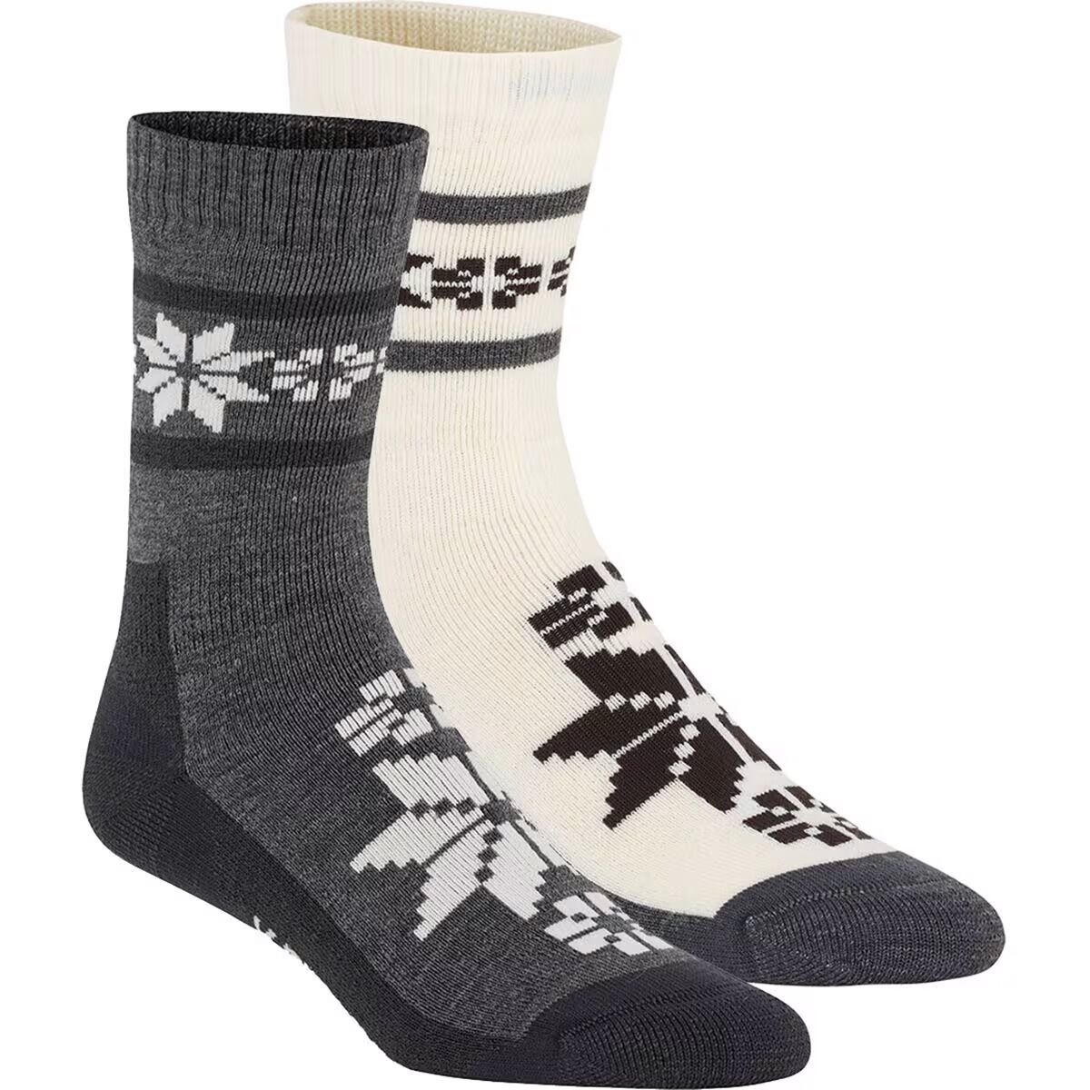 Image of Kari Traa Rusa Wool Socks - 2-Pack - Women's Dust, 39.0-41.0