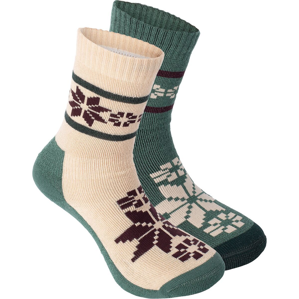 Kari Traa Rusa Wool Socks - 2-Pack - Women's Oat, 39-41