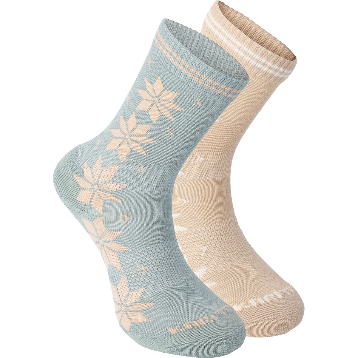 Kari Traa Vinst Wool Sock - 2-Pack - Women's Oat, 39-41