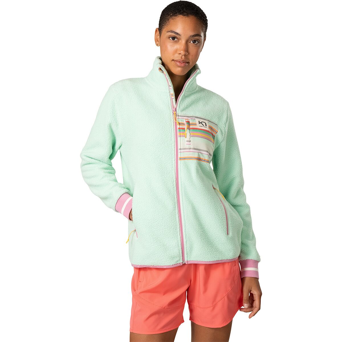 Image of Kari Traa Rothe Midlayer Jacket - Women's Tea, XL