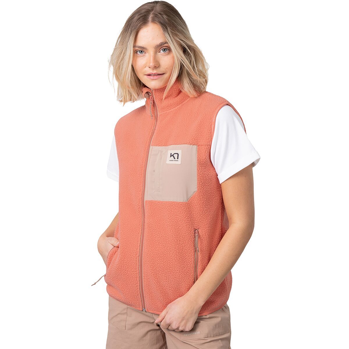 Kari Traa Rothe Vest - Women's Peach, XS