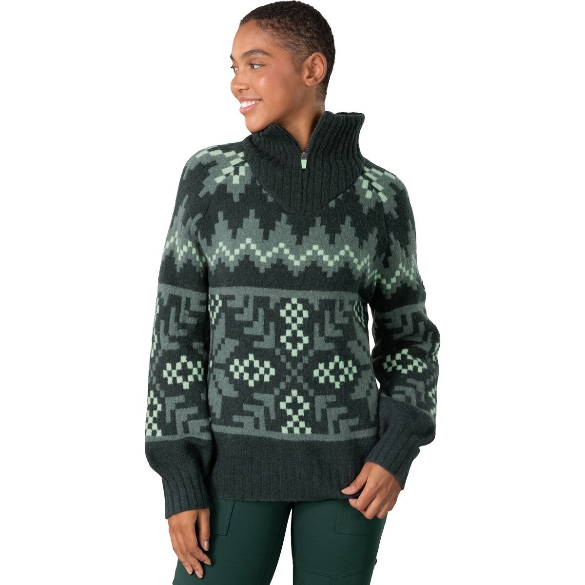 Kari Traa Amelia Knit Sweater - Women's Pine, S