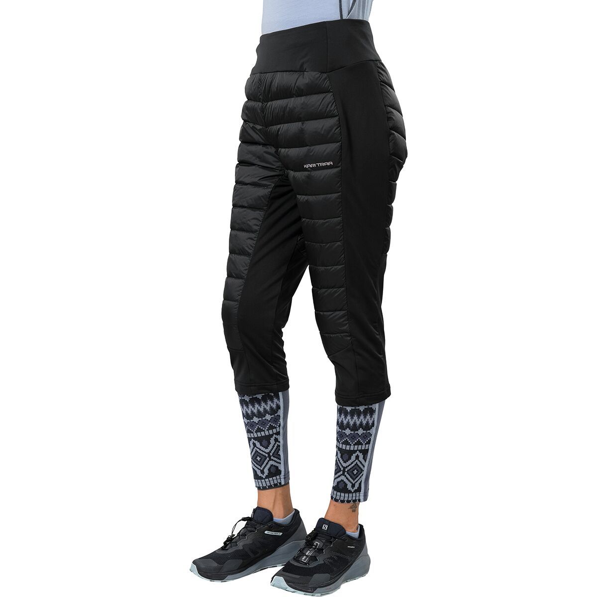 Image of Kari Traa Emilie High Waist Capri Pant - Women's Black, XL