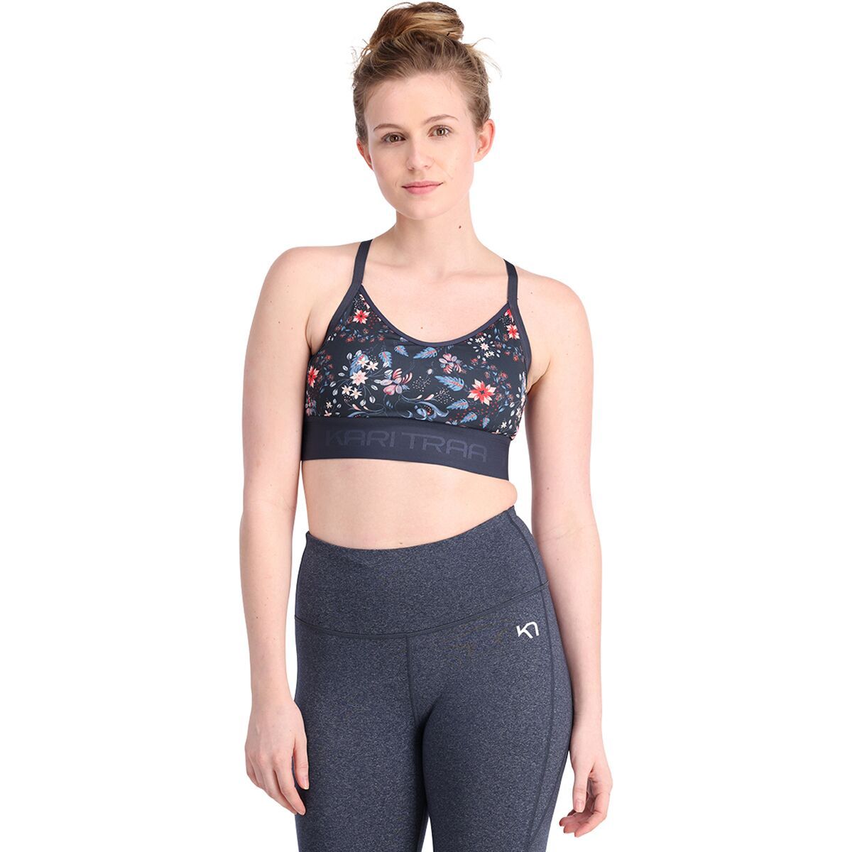 Kari Traa Froya Printed Sports Bra - Women's Royal, XS