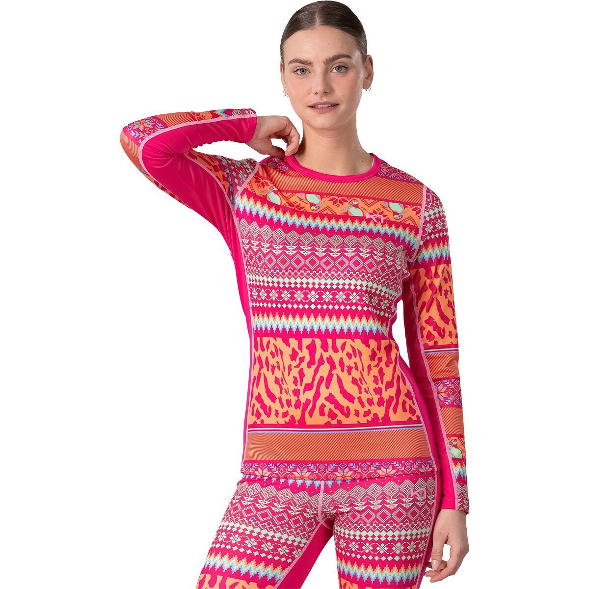 Kari Traa Lilja Long-Sleeve Shirt - Women's Berry, M