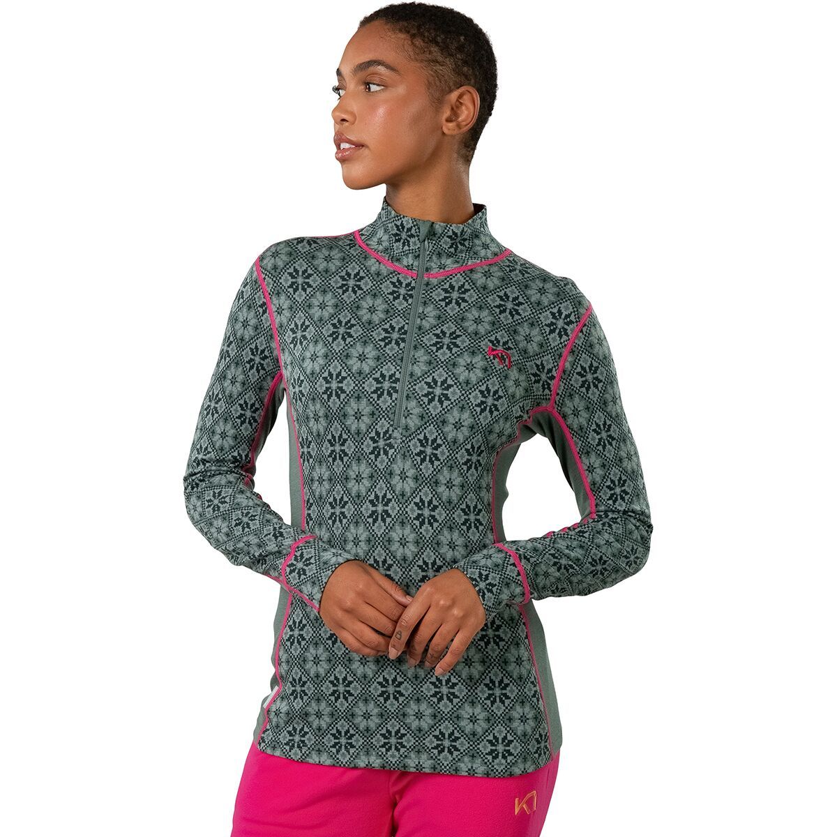 Kari Traa Rose 1/2-Zip Top - Women's Sage, S