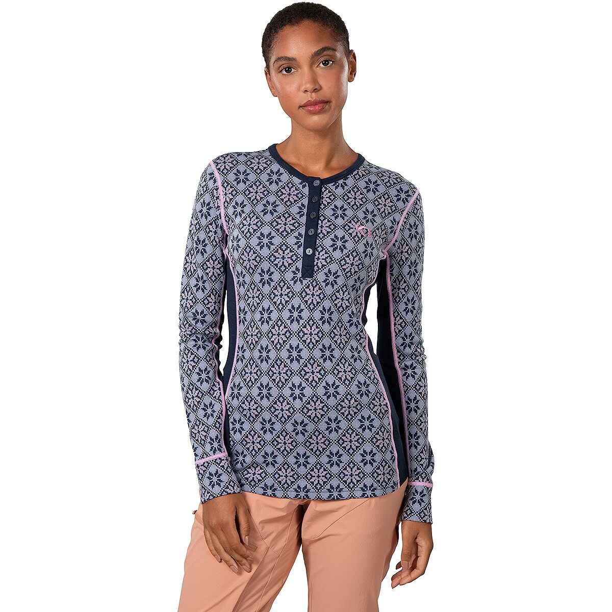 Image of Kari Traa Rose Long-Sleeve Crew Top - Women's Royal, M