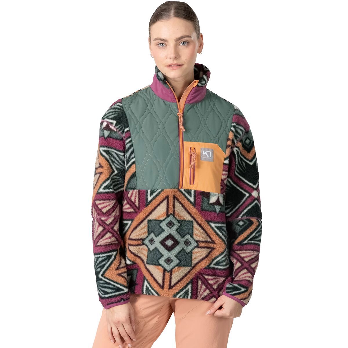 Image of Kari Traa Rothe 1/2-Zip Pullover Shirt - Women's Murk, S